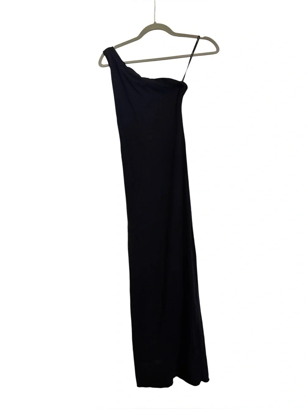 NWOT The Line by K Avalon One-Shoulder Black Maxi Dress Women’s Size Small - Picture 4 of 7